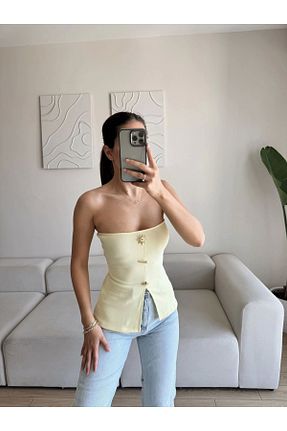 نیم تنه رنگی زنانه لیکرا Zoom Butik - کد 942776642