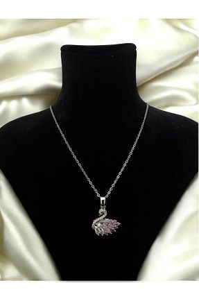 گردنبند استیل ( فولاد ) صورتی مردانه استیل (فولاد) idetta - کد 942848448