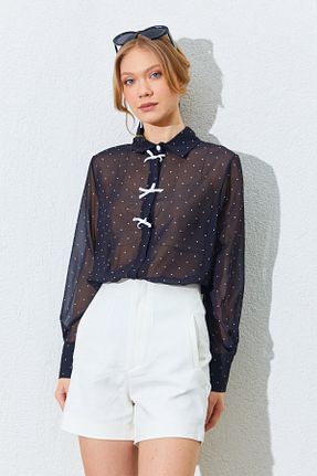 پیراهن مشکی زنانه Fitted EDITION WOMAN - کد 943120200