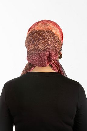 روسری رنگی پلی استر safura - کد 944185231
