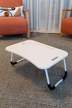 پایه لپ تاپ سفید 27 cm Zevahir Mobilya Dekorasyon - کد 942956176