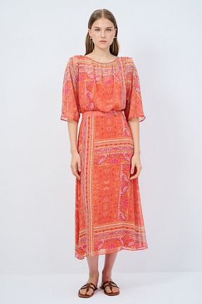 لباس نارنجی زنانه بافتنی adL - کد 942967386