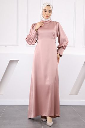 لباس حجاب صورتی زنانه رگولار İmajButik - کد 943023917