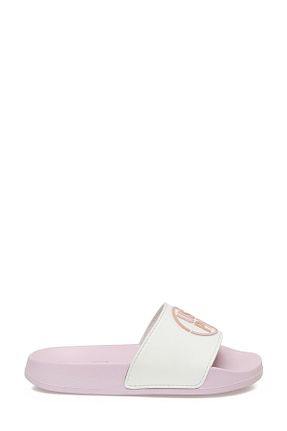 دمپائی سفید بچه گانه پاشنه تخت U.S. Polo Assn. - کد 943161343