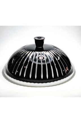 کاسه و بشقاب دکوراتیو مشکی شیشه Kristal Market - کد 943669344