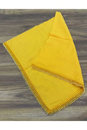 روسری زرد پنبه ای Muensu - کد 943255142