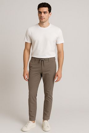 شلوار قهوه ای مردانه پنبه ای Sete Jeans - کد 943320892