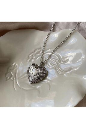 گردنبند استیل ( فولاد ) طوسی زنانه استیل (فولاد) HEYjewelry - کد 943321928
