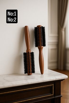 برس و شانه مو قهوه ای Metler - کد 943344957