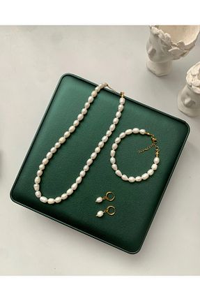 ست مروارید 3 تایی JOVİ ATELİER - کد 943397443