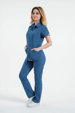 ست بالاتنه و پائین تنه رنگی زنانه بافتنی LİZY STORE - کد 943403584