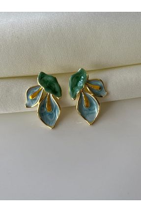 گوشواره جواهر آبی فلزی Nilsu Jewellery Accessory - کد 943524658