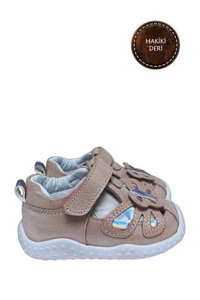 کفش کژوال صورتی بچه گانه چرم خالص şenler bebe world kids - کد 943562124