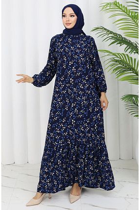 لباس حجاب سرمه ای زنانه Relaxed sefamerve - کد 943573869