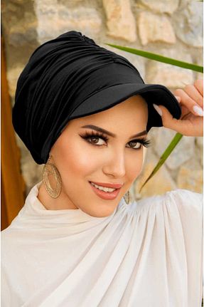 کلاه شنای حجاب رنگی زنانه Aişe Tesettür - کد 943590643
