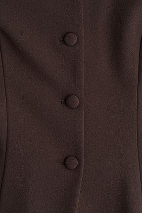 کت بلیزر قهوه ای زنانه İnterlok H&M - کد 943584675