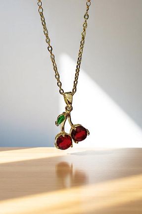 گردنبند استیل ( فولاد ) زرد زنانه استیل (فولاد) TWOGAN - کد 943603141