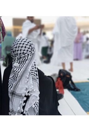 شال گردن سفید زنانه پنبه ای hicazavm - کد 944014899