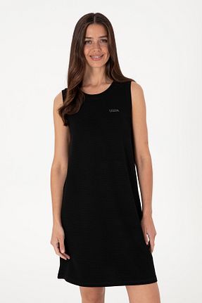 لباس مشکی زنانه بافتنی U.S. Polo Assn. - کد 943665455