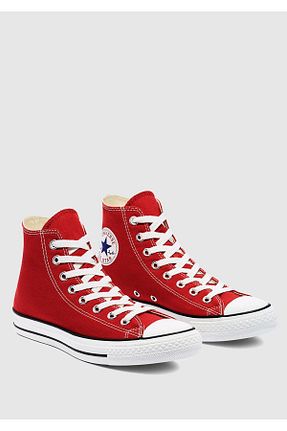 کفش اسنیکر قرمز زنانه بند دار Converse - کد 1033538