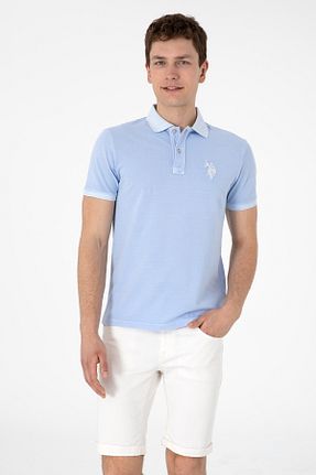 پولوشرت آبی مردانه پنبه ای U.S. Polo Assn. - کد 943726082