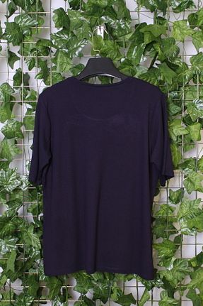 تیشرت بنفش زنانه رگولار YXL COLLECTION - کد 943725969
