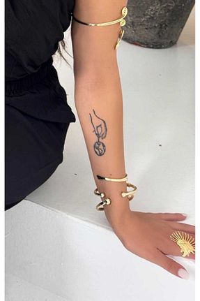 دستبند جواهر رنگی زنانه برنجی BYP Atelier - کد 943801473