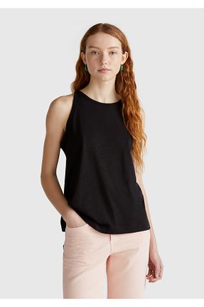 تیشرت مشکی زنانه رگولار United Colors of Benetton - کد 943956310