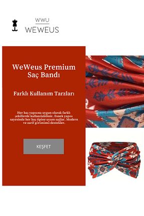 تاج رنگی زنانه Weweus - کد 943965955