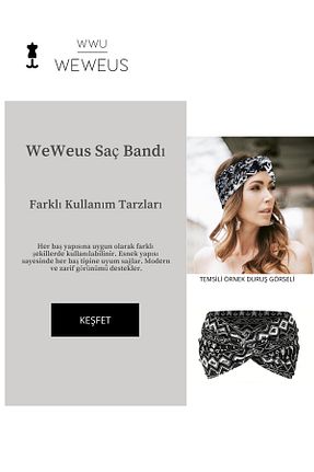 تاج رنگی زنانه Weweus - کد 943965957