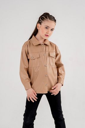 پیراهن بژ بچه گانه رگولار GİYİCEM TEKSTİL - کد 944231416