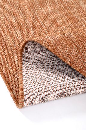 گلیم نارنجی پلی استر Konfor Halı - کد 943982431