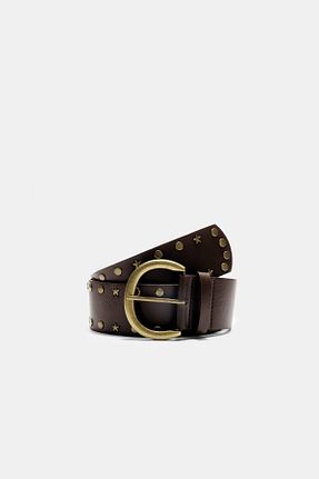 کمربند بژ زنانه پلی اورتان Stradivarius - کد 944028552