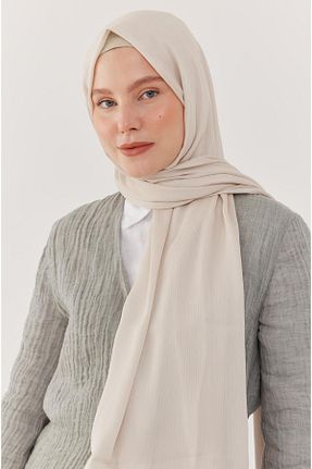 شال بژ زنانه MİRSOY SCARF - کد 845588250