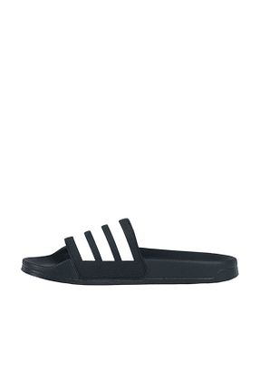 دمپائی مشکی زنانه چرم مصنوعی adidas - کد 305058457