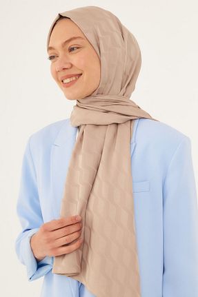 شال بژ زنانه پنبه پلی استر MİRSOY SCARF - کد 845539631