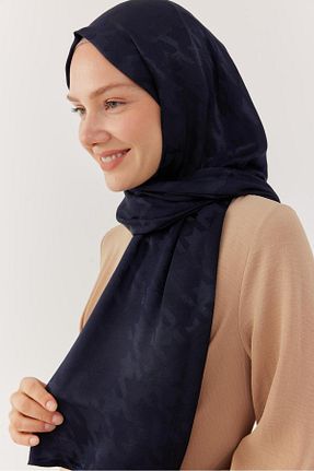شال سرمه ای زنانه MİRSOY SCARF - کد 845522014