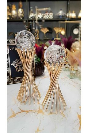 اجسام تزئینی و بیبلو طلائی فلزی BEJ DEKOR - کد 675107276