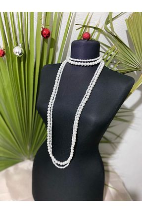 گردنبند مروارید سفید نقره TUHAM AKSESUAR - کد 940704373