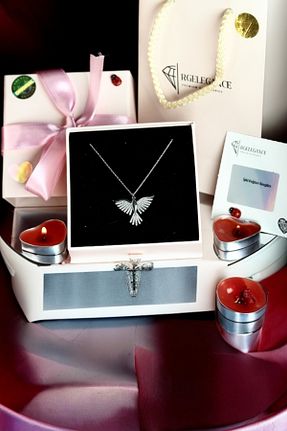 گردنبند نقره سفید زنانه 925 عیار RGELEGANCE Premium Accessories - کد 932349000
