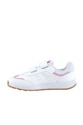 کفش اسنیکر سفید بچه گانه پارچه adidas - کد 862695571