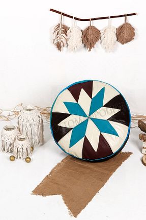 پوف و نیمکت سبز 60 x 30 Ottoman Pouffe - کد 710353542