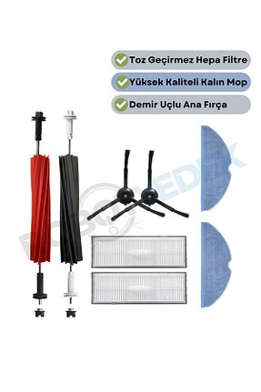 اکسسوری جاروبرقی سفید robotyedek - کد 756205155