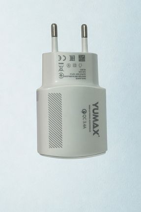 آداپتور شارژر سفید yumax - کد 786175665