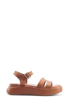 صندل قهوه ای زنانه پاشنه تخت Nine West - کد 899658011