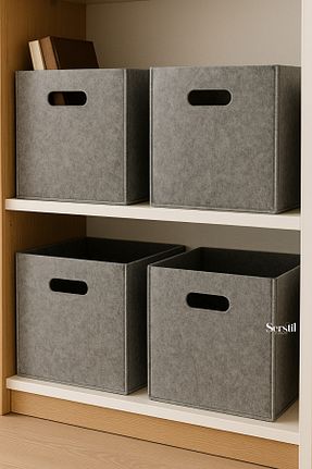 نظم دهنده کمد طوسی 1 پارچه Serstil - کد 299339661