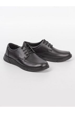کفش کلاسیک مشکی مردانه چرم خالص Black Vein - کد 761424976