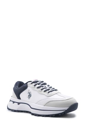 کفش اسنیکر سفید مردانه بند دار U.S. Polo Assn. - کد 924279900