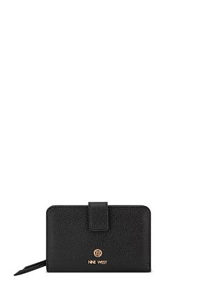 کیف پول مشکی زنانه ابعاد کوچک Nine West - کد 917777903