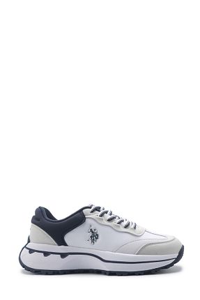 کفش اسنیکر سفید مردانه بند دار U.S. Polo Assn. - کد 924279900